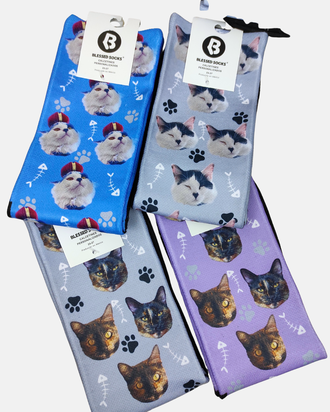 Calcetines Personalizados Gatos