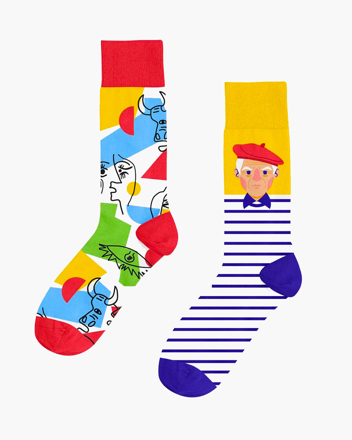 Many Mornings Picassocks Calzini Non abbinati Unisex-Adulto
